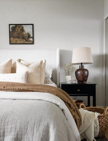 FEATHERS - BED LINEN NEUTRAL TONES REST