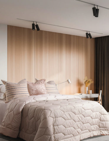 FEATHER - BED COVER NEUTRAL REST TONES