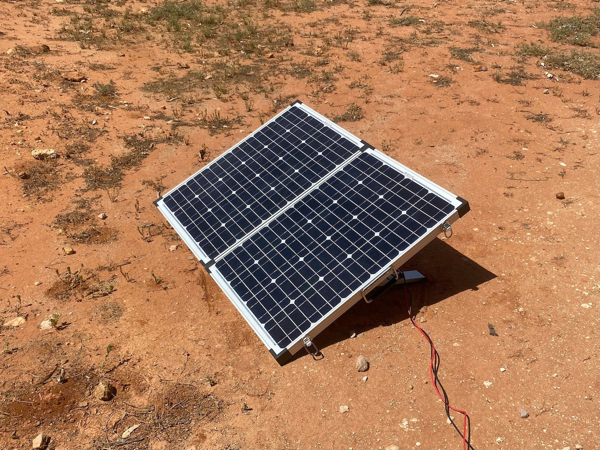 The Dometic folding solar panel