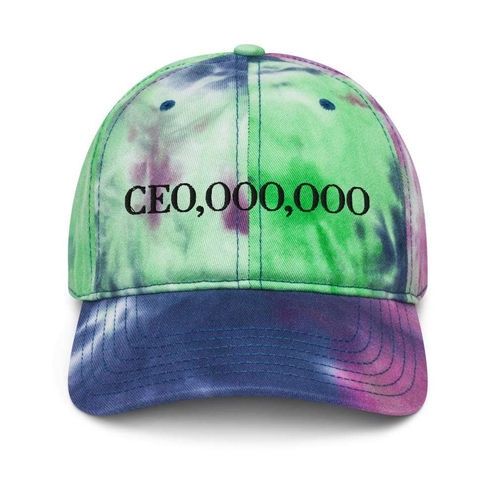 tie dye dad hat