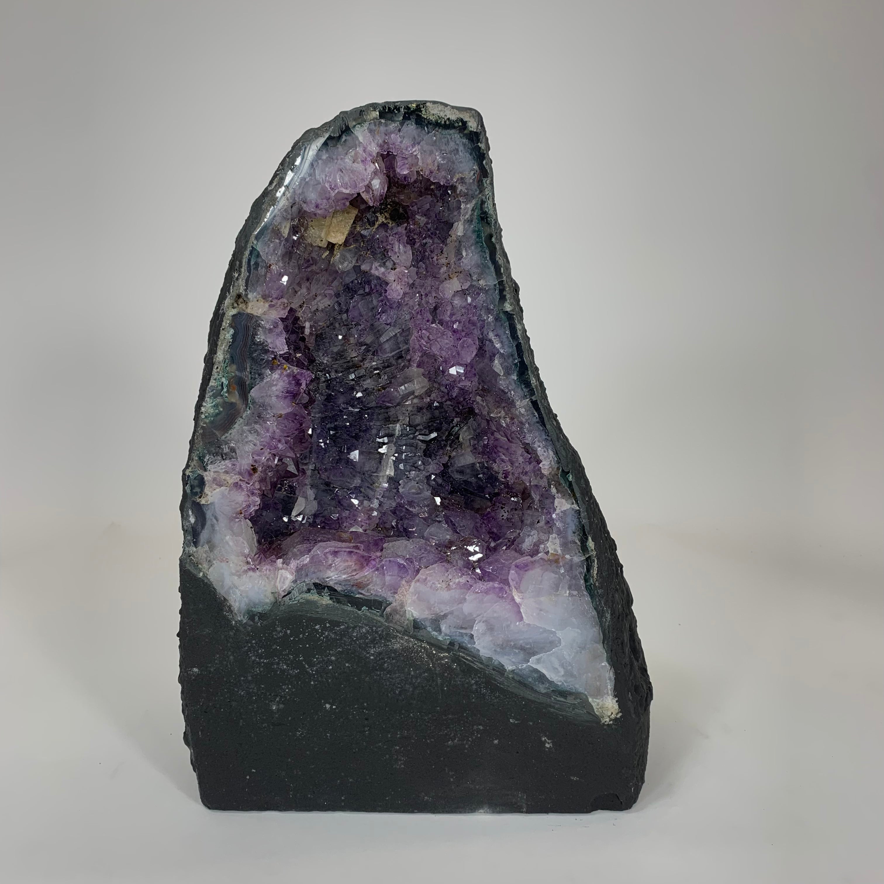 Image of A-112 Natural Brazilian Amethyst Crystal - 23 lbs (12" tall)