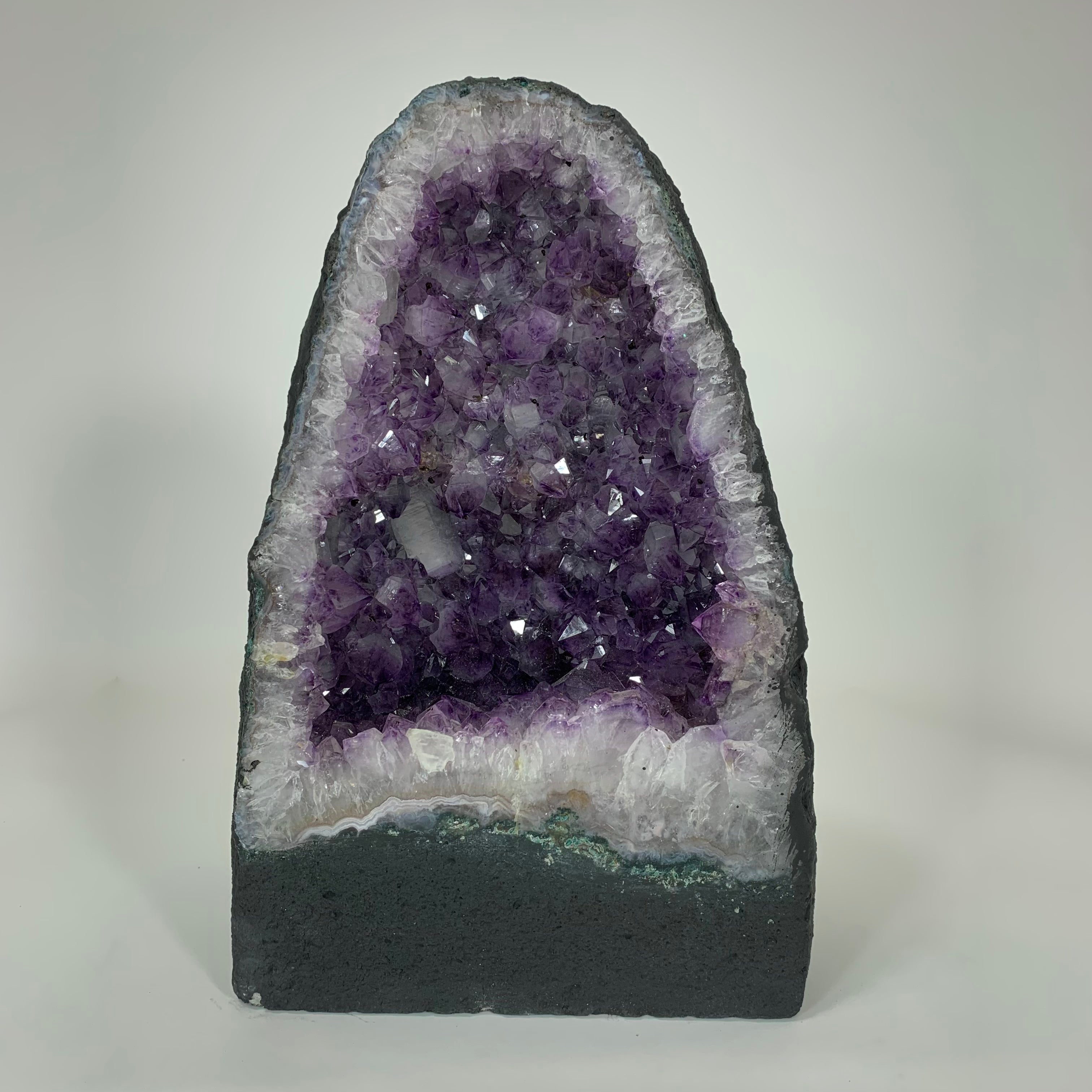 Image of A-109 Natural Brazilian Amethyst Crystal - 22 lbs (11.5" tall)