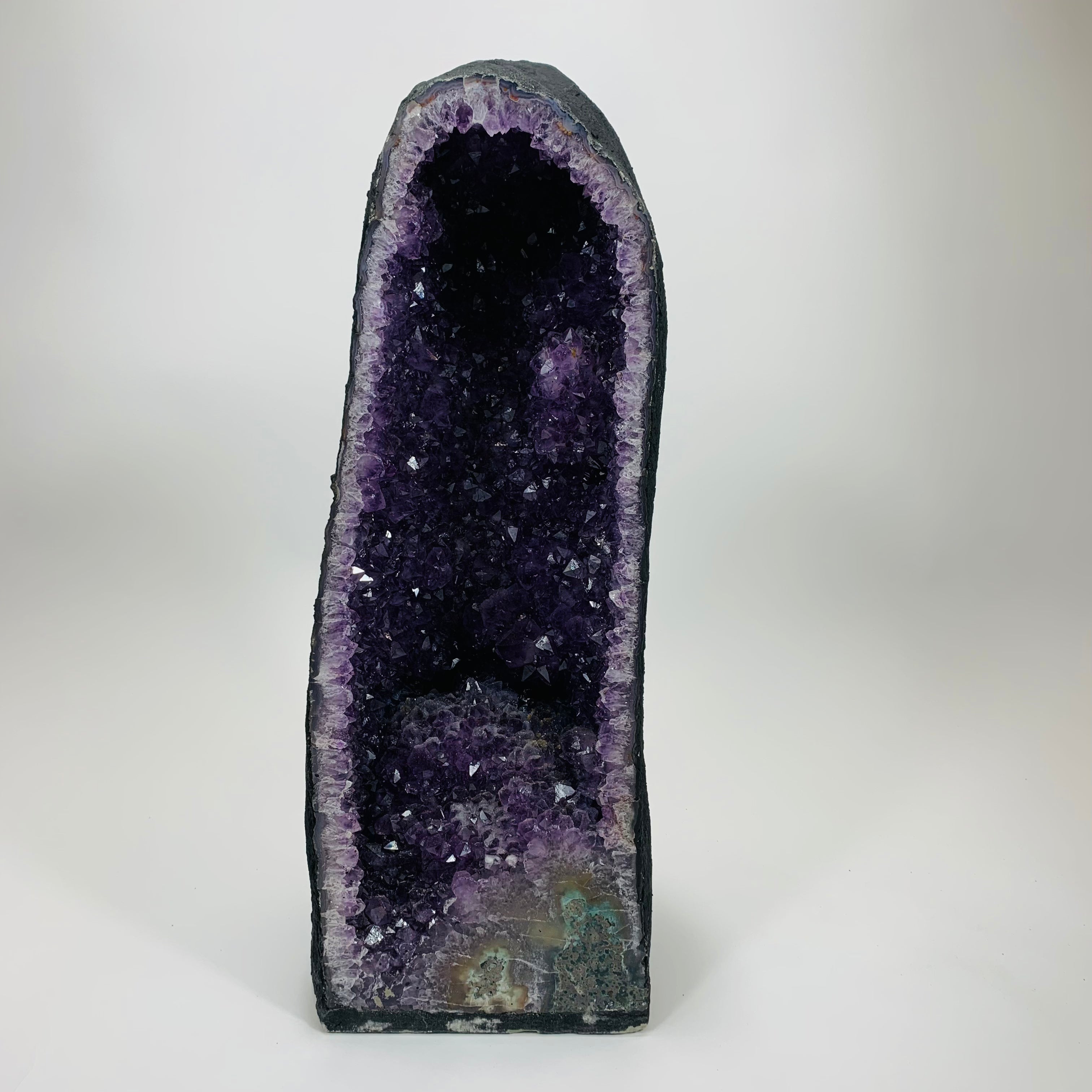 Image of A-120 Natural Brazilian Amethyst Crystal - 60 LBS (ALMOST 2FT TALL)