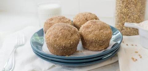 freshly milled flour donut muffins recipe