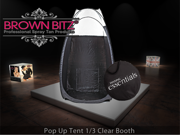 Bronze Tan Spray Tan Tent Pop Up for Spray Tan Professional - Waterproof  Spray Tan Booth with FREE Portable Spray Tent Carrying Case - Self Tanning  Booth - Black 