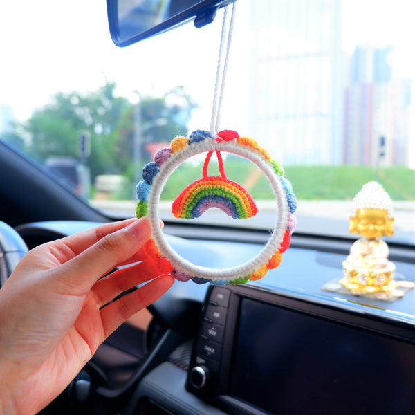 Car Mirror Hanging Accessories- Smiley Star & Moon – GFSISARTY