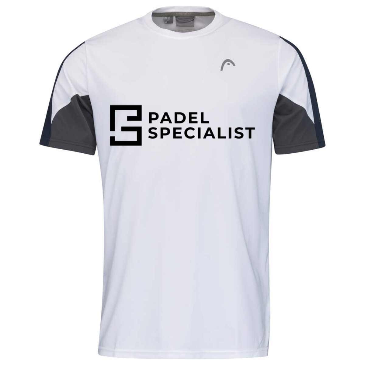 HEAD X Padel Specialist T-Shirt Hvid