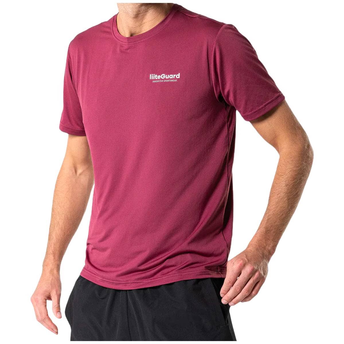 Liiteguard Ground Tech T-Shirt Men Bordeaux