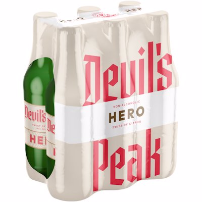 Devil's Peak Hero Lemon Beer 0% 24 x 330ml – The Curious Spirit