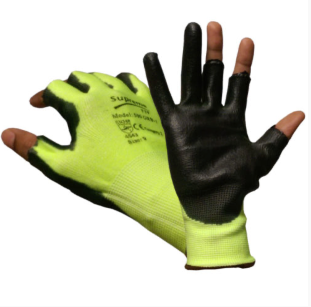 Cut level. Перчатки en388: 4x42c. Перчатки HT-13. Перчатки гоночный зелёный. Трехслойные перчатки зеленые.