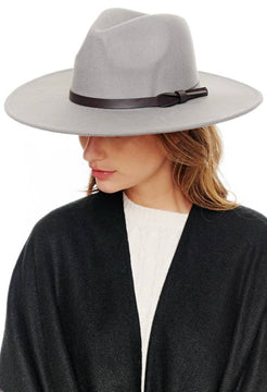 Felt Wide Brim Fedora Hat