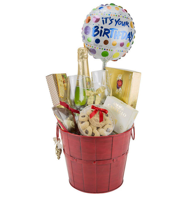 Just wanted to TEAL you happy birthday! Gift basket  Happy birthday gifts,  Birthday gift baskets, Bff birthday gift