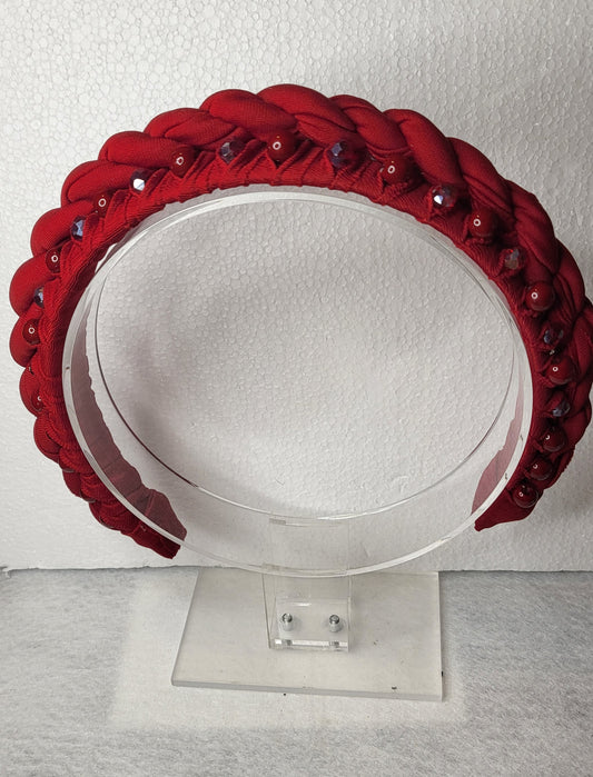 Red Handmade Headband