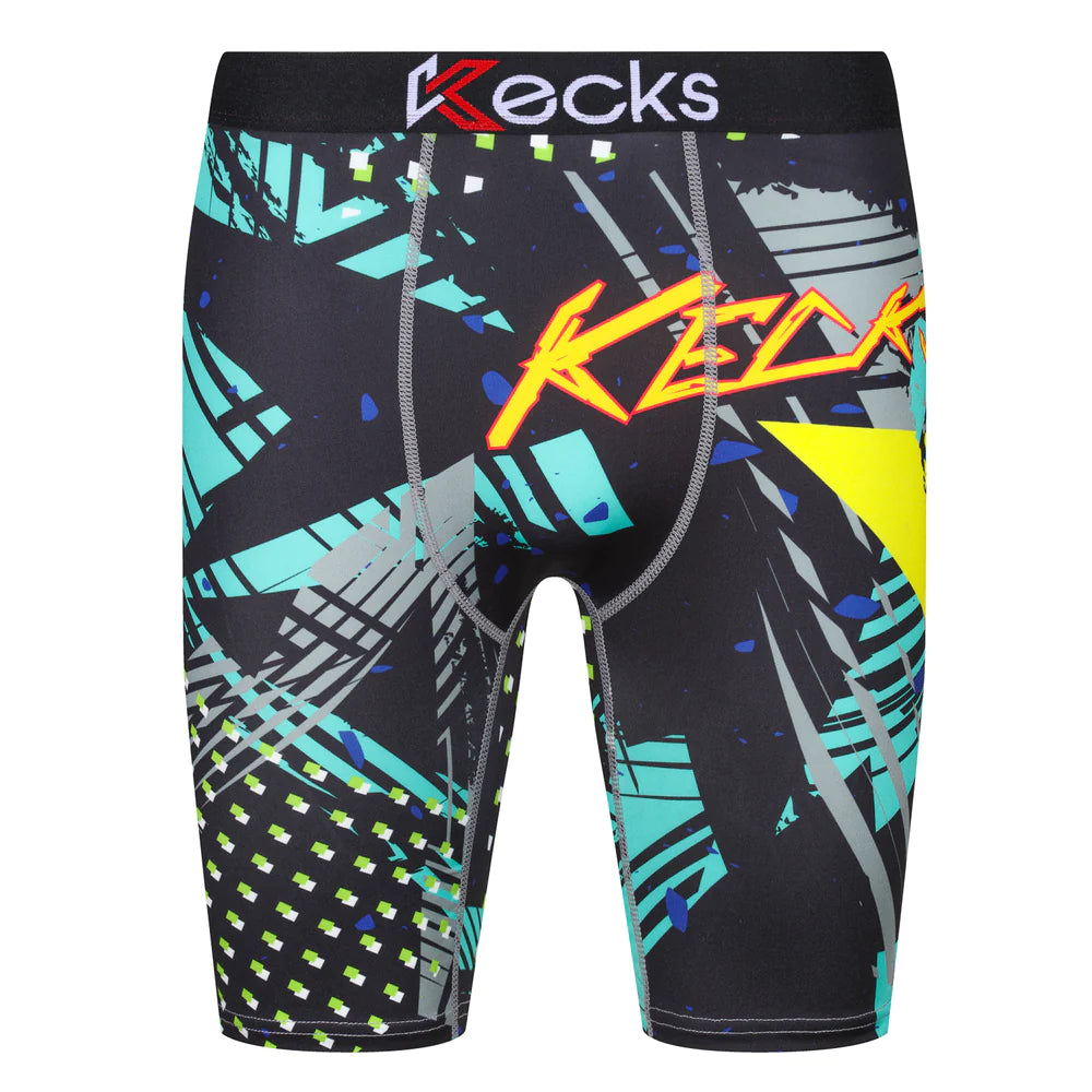 Kecks Jagged Edge Print Boxer Shorts Underwear Boxer Shorts