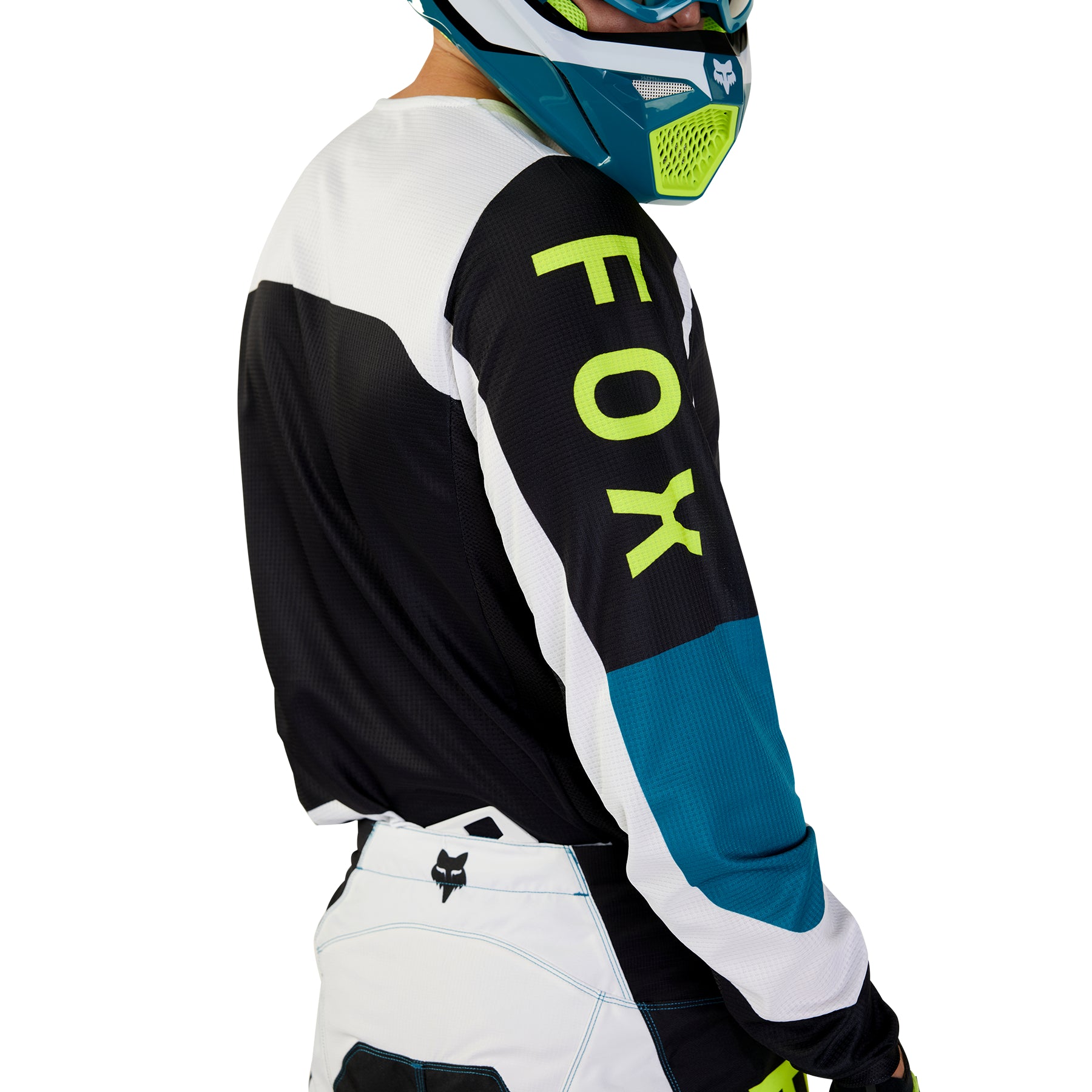 Tenue Cross Enfant Fox Racing 180 Nitro Vert-Bleu 2024 - FX MOTORS