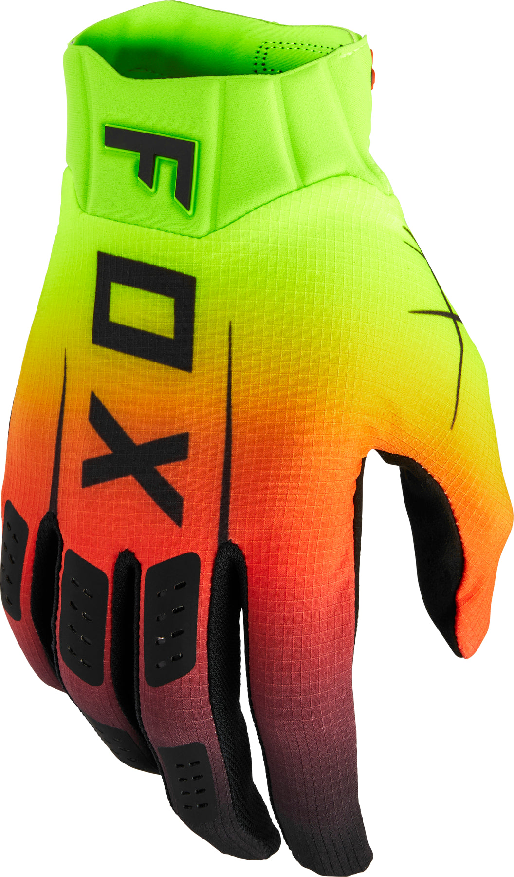FOX RACING FLEXAIR CELZ LIMITED ED. GLOVES - FLO RED - ADULT SMALL