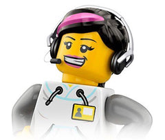 LEGO person with headset