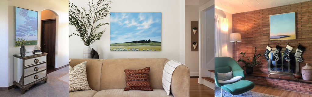 Landscape art in homes