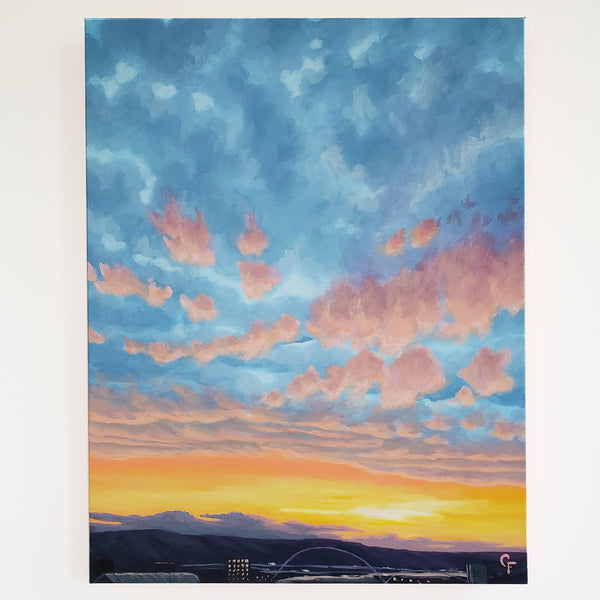 Catherine Freshley Sunset Painting