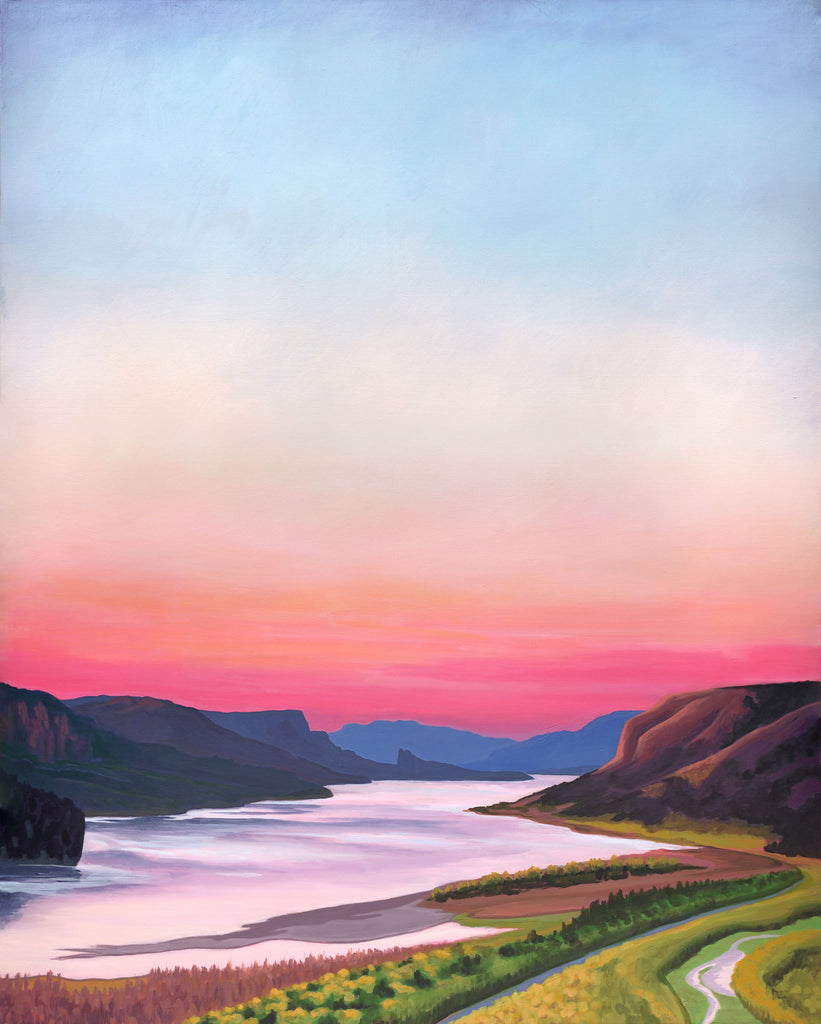 sunset-over-river-gorge-Catherine-freshley