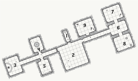 Dungeon 3 - Den of the Jade Knight Map