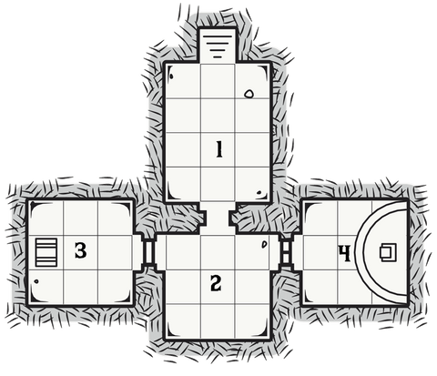 Dungeon 5: The House of Eternal Night Map