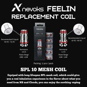 NEVOKS FEELIN/PAGEE SPL10 REPLACEMENT COILS