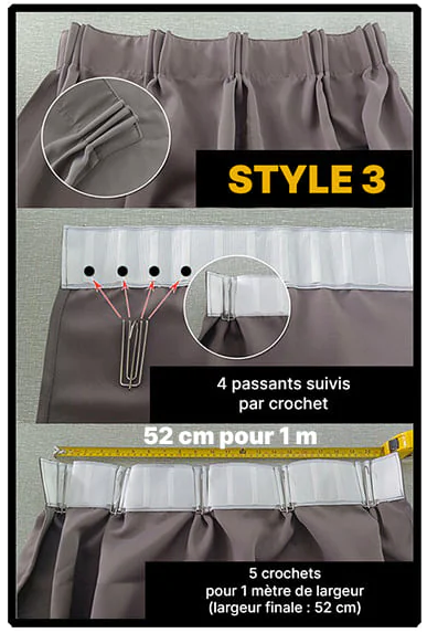 Comment Mesurer Ses Rideaux_Plis Flamands style 3-Madame-Rideaux