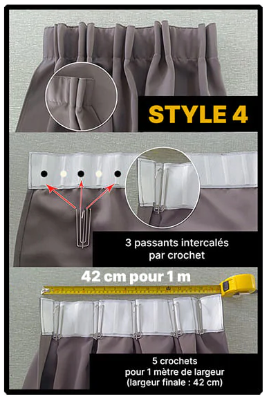 Comment Mesurer Ses Rideaux_Plis Flamands style 4-Madame-Rideaux