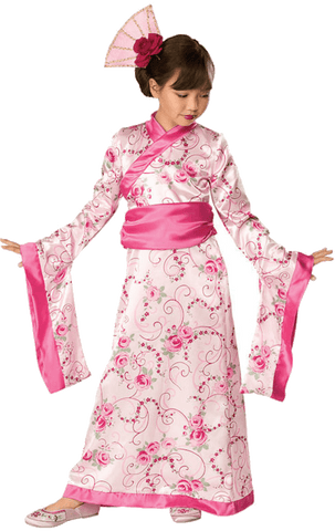 Kids Asian princess girls costume