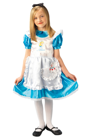 kids deluxe alice in wonderland costume