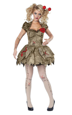 womens voodoo rag doll costume