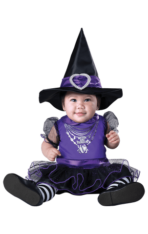 Baby witch and famous costume