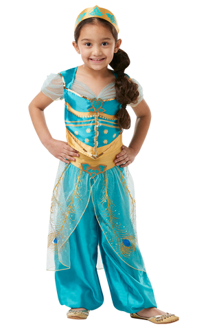 kids live action princess jasmine costume