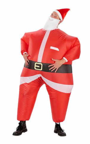 adult inflatable santa costume