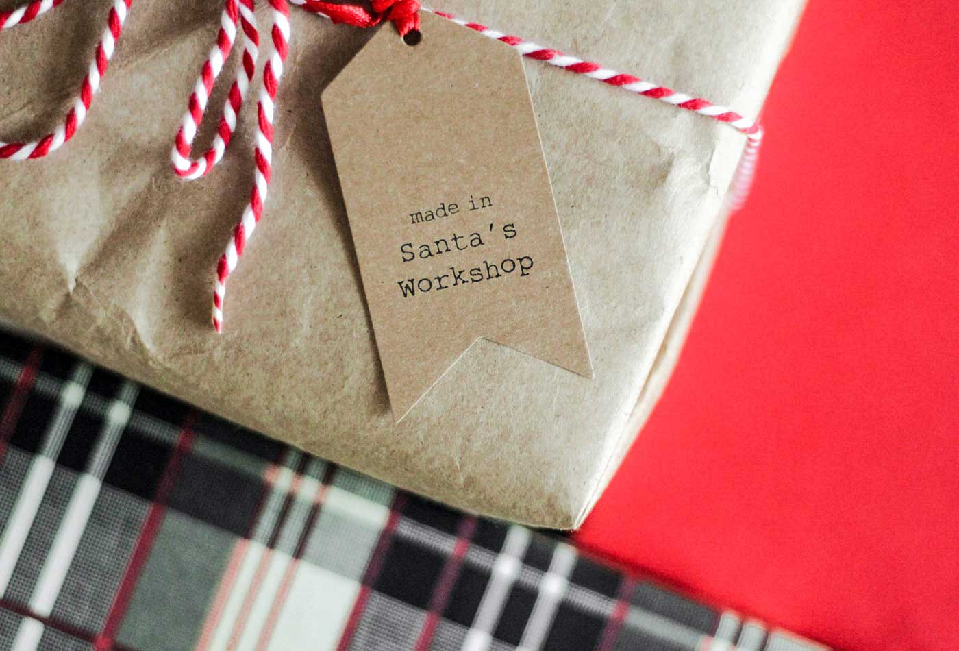 shows an image of a wrapped present - christmas party theme ideas