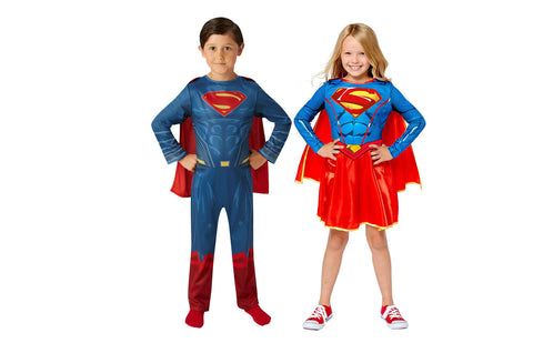 superman and supergirl costume