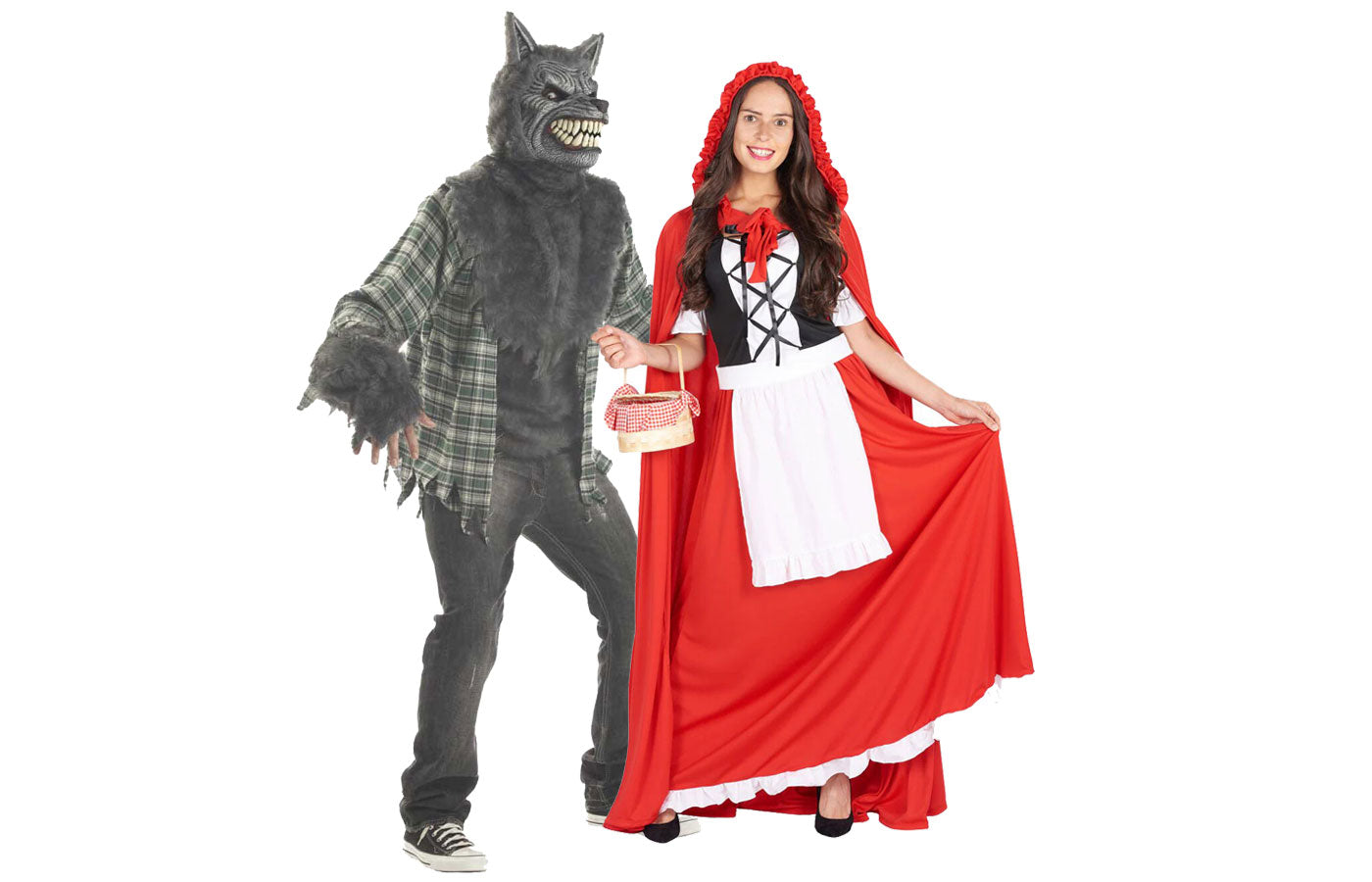 little red riding hood and wolf costume