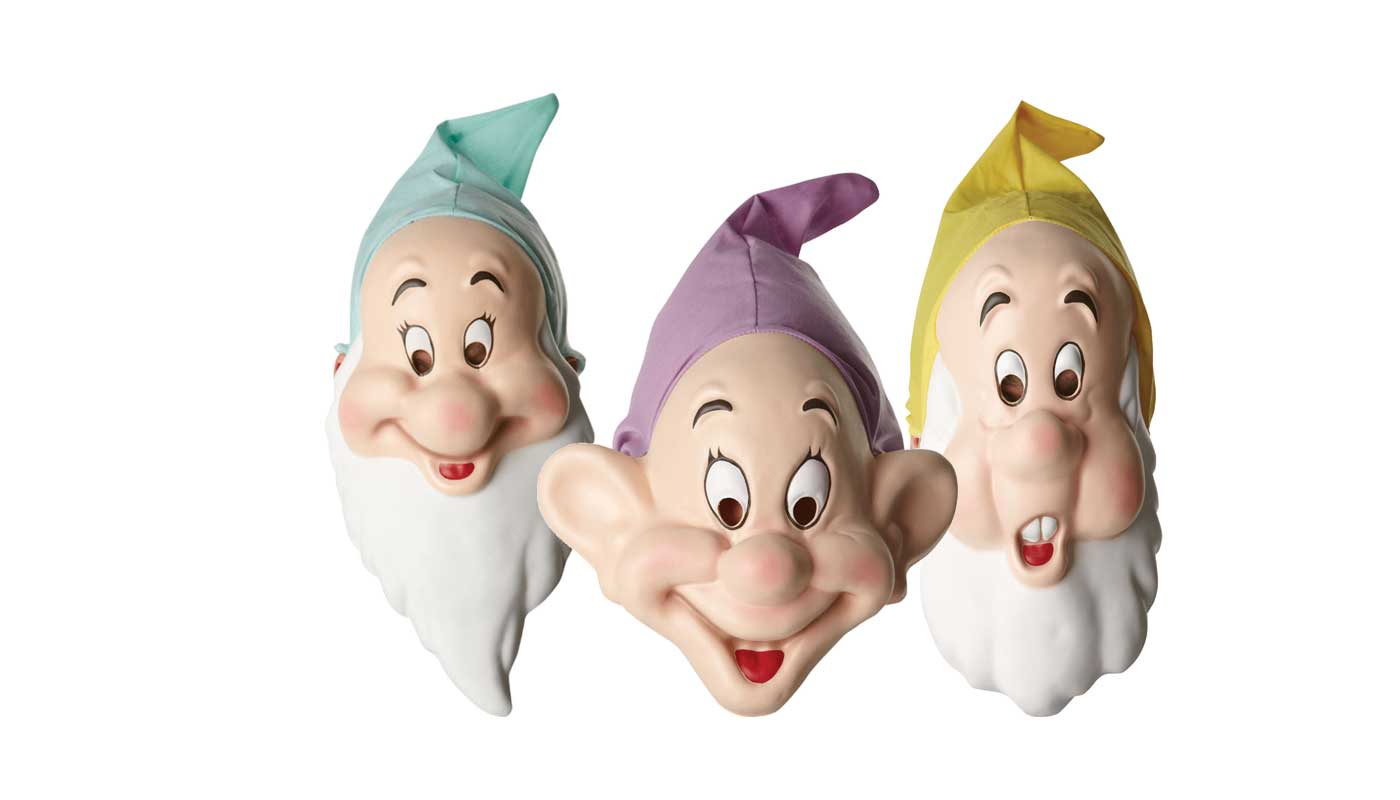 Seven dwarfs masks