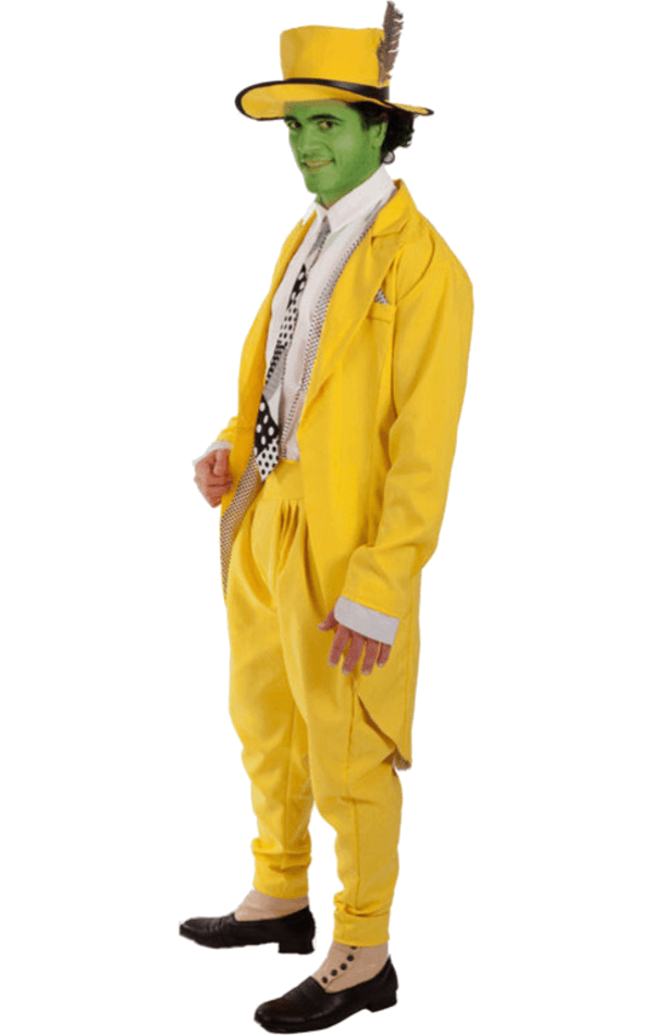 Mens Manic Superhero Jim Carrey Costume - fancydress.com