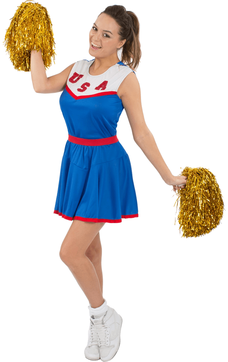 Adult Usa Cheerleader Costume 2708