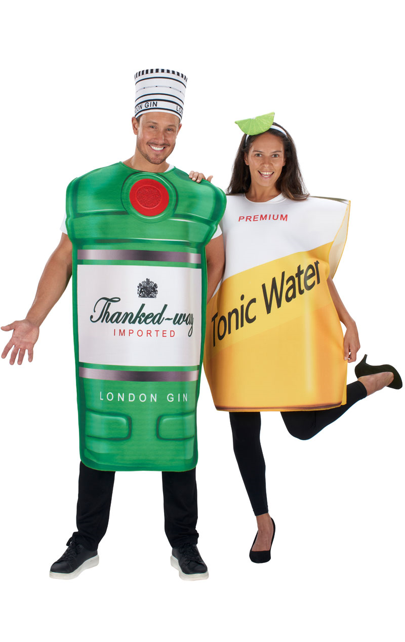 Adult Gin And Tonic 2 In 1 Costume