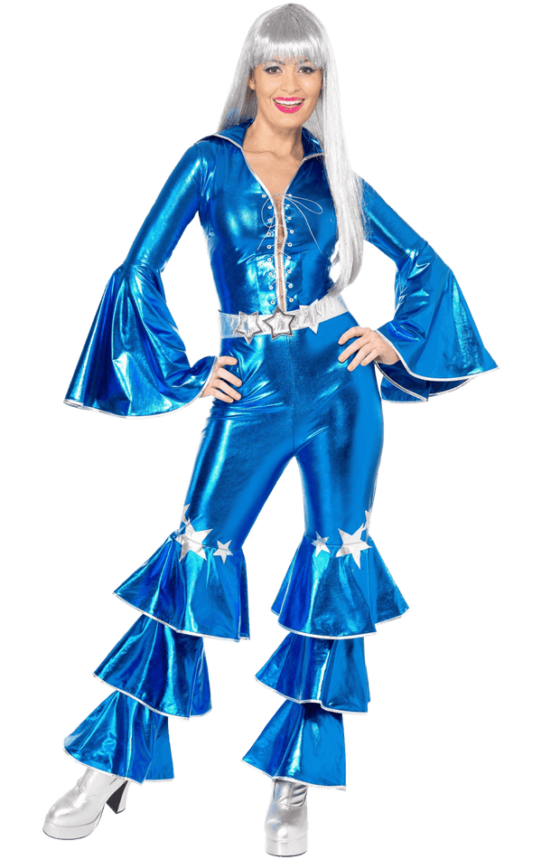 Blue Dancing Queen Costume - fancydress.com - Fancydress.com