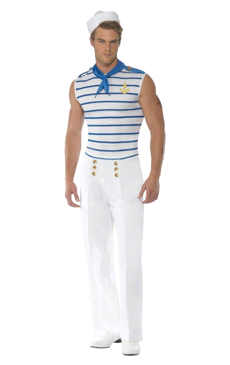 Mens Fever French Sailor Costume 