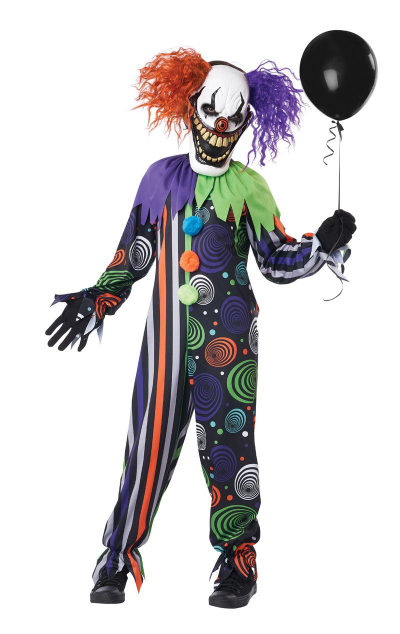 Childrens Funhouse Fiend Clown Costume - fancydress.com