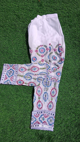 White Nazneen Phulkari Work Dupatta - Mf Next Com - 2772356