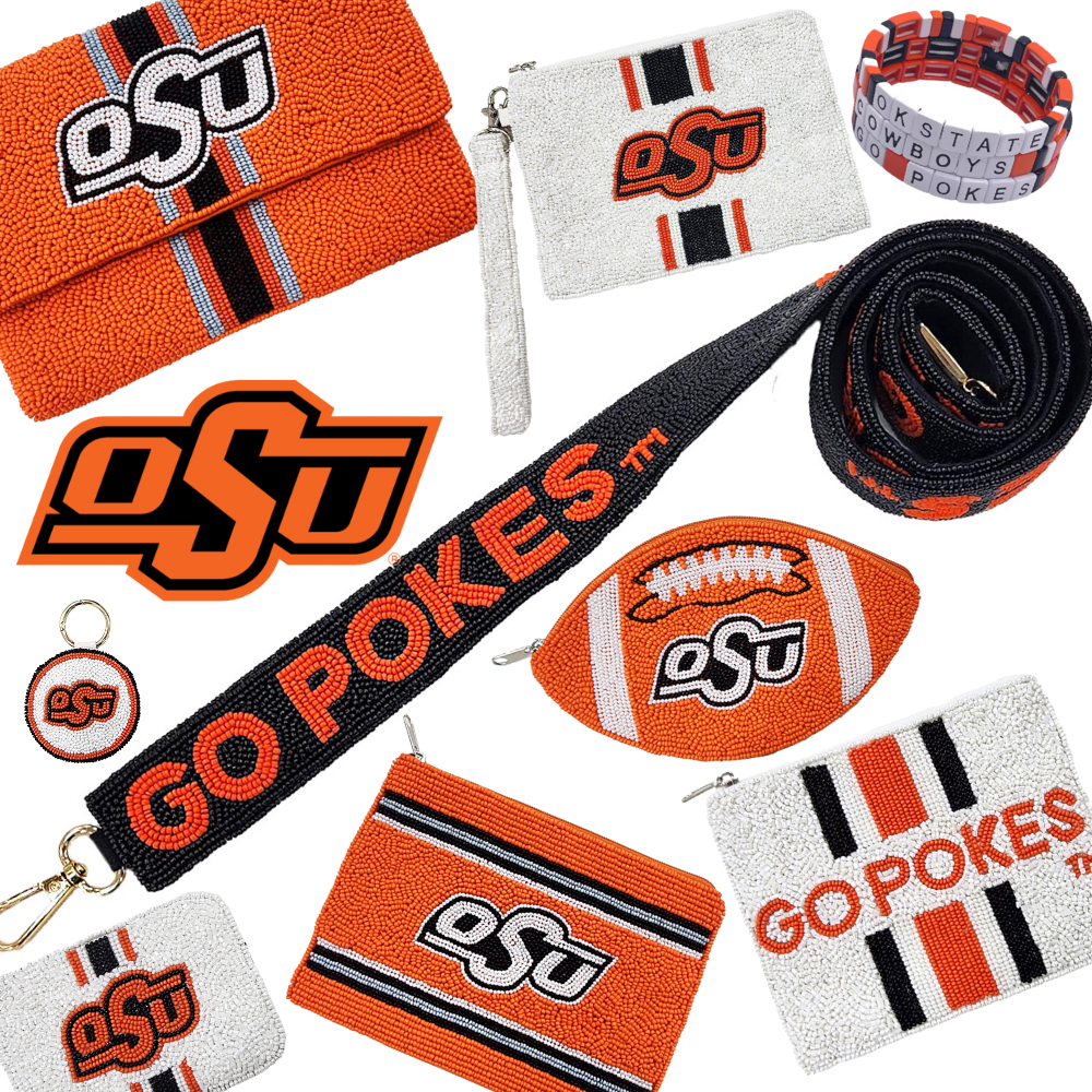 OSU Cowboys Script Orange Varsity Jacket