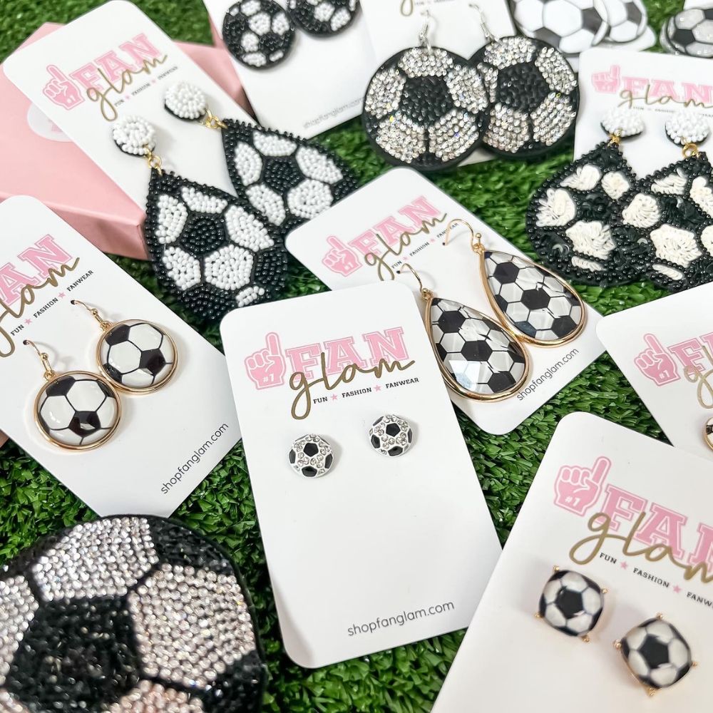 Soccer Earrings – Krafts By Kassy