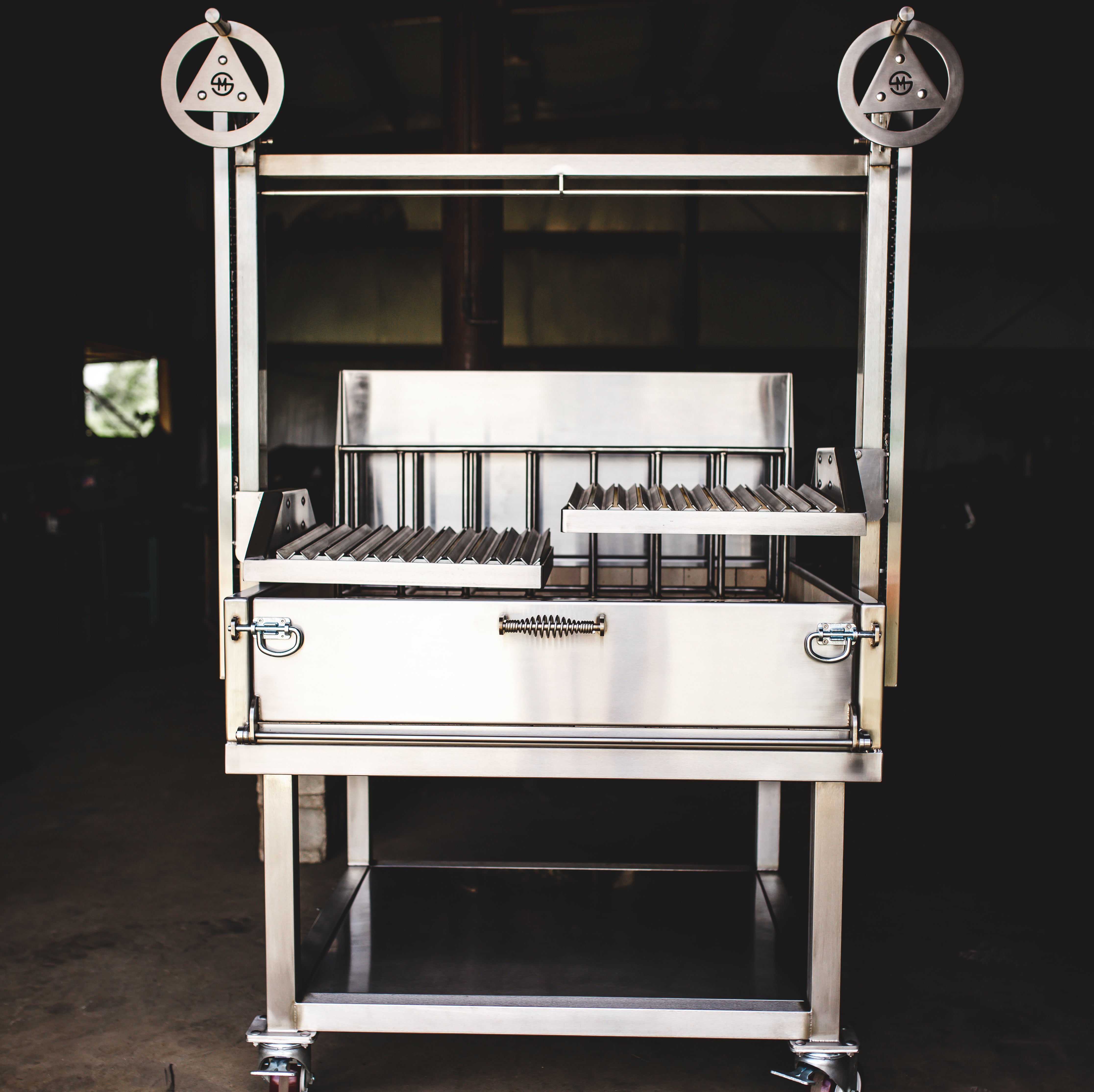 El Jefe  Mill Scale Custom-Built Stainless Steel Grills for Sale