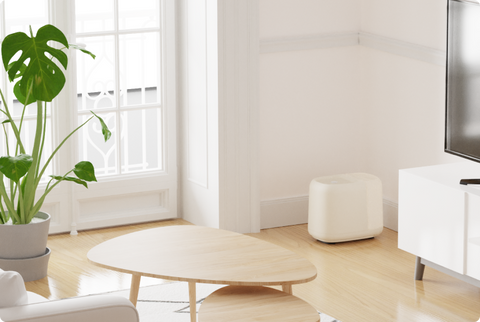 Canopy humidifier in room